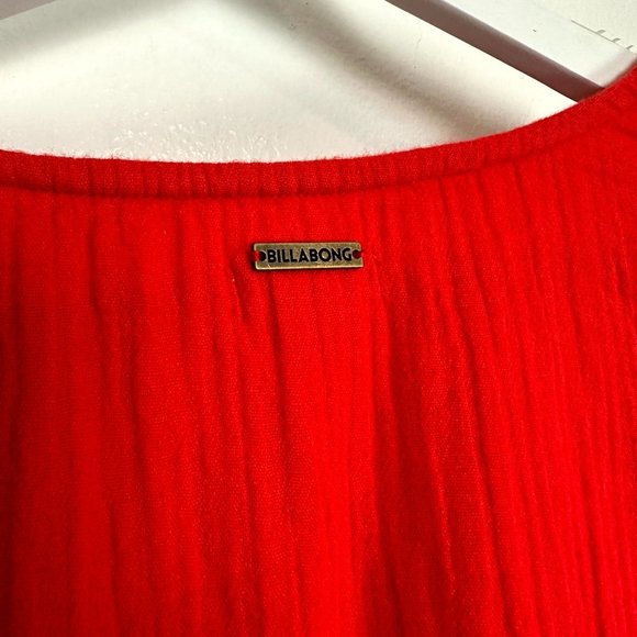 BILLABONG Spellbound Mini Dress in Red Velvet Size Small - Picture 10 of 12